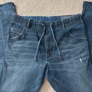 Diesel Krooley Jogg  Relaxed Fit Blue Jeans